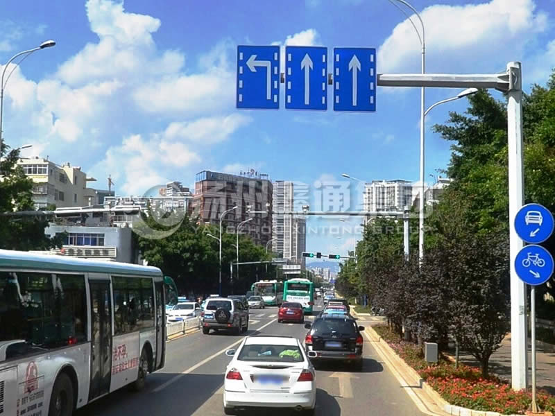 BZG-007，交通標志桿，分道標志桿