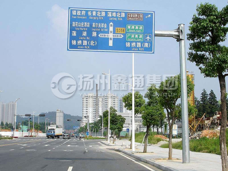 BZG-008，交通標志桿，八棱交通標志桿