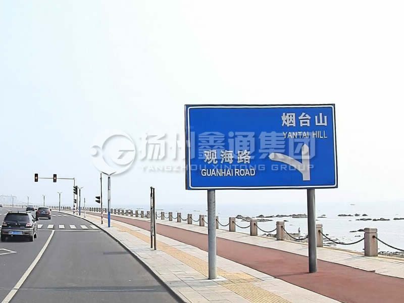 BZG-015，交通標(biāo)志桿，雙柱標(biāo)志桿